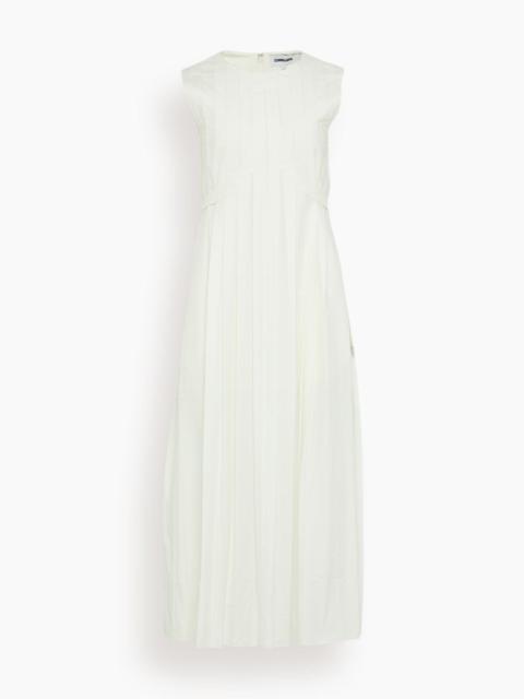 Judson Pleated Maxi Dress in Ivory