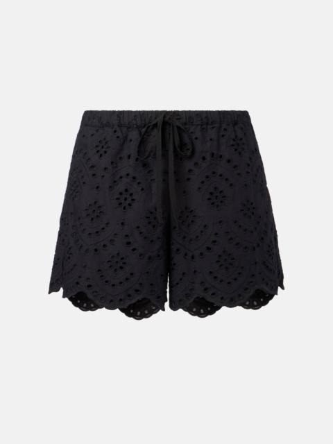 Cruse broderie anglaise cotton shorts