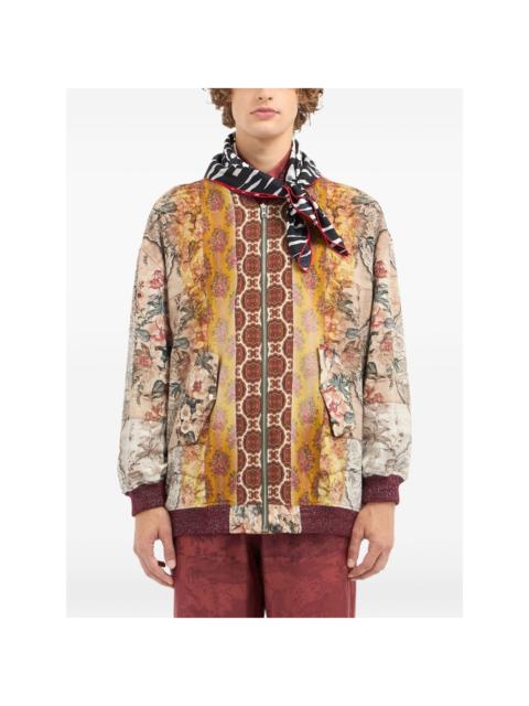 geometric-pattern scarf