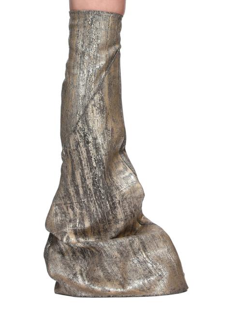 Gold Hollywood Fetish Tall Boots