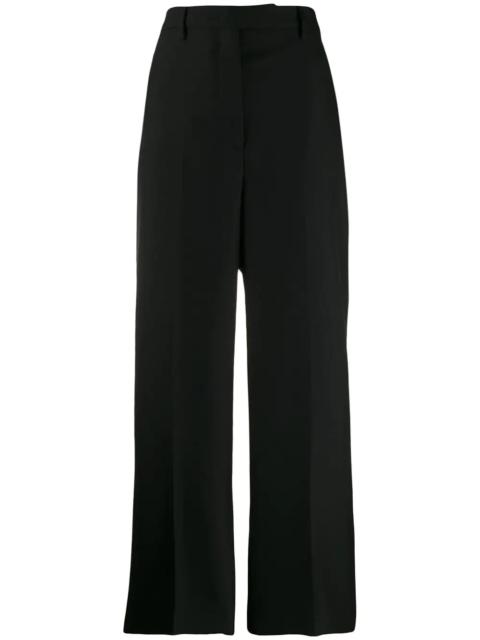 high waisted tailored trousers