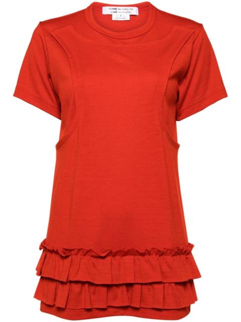 ruffled T-shirt