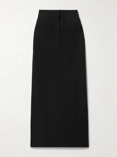 Trevy grain de poudre wool maxi skirt