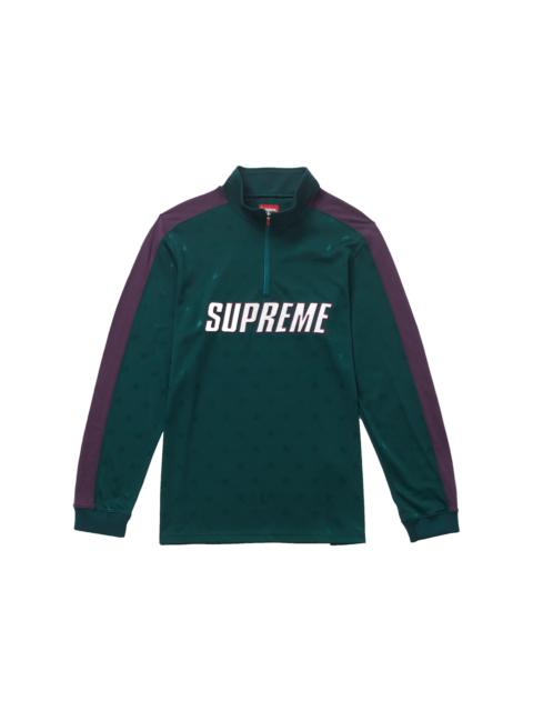 Supreme Track Half Zip Pullover Green