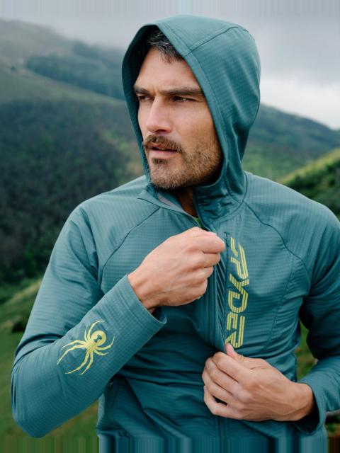 Men's GridWeb™ Fleece Hoodie - Petrol