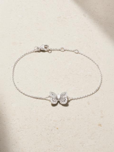 Portraits Of Nature Butterfly 18-karat White Gold Diamond Bracelet