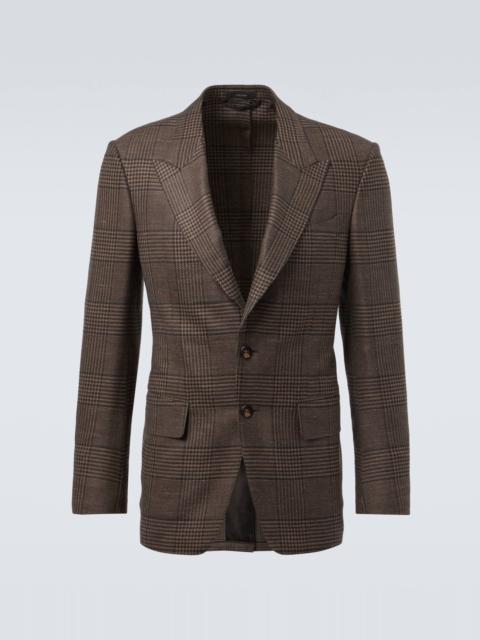 Shelton wool, silk, and linen blazer