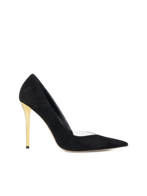Suede stiletto pumps