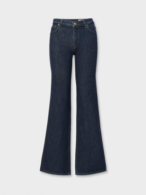 Josie Low-Rise Flare Jeans
Lightweight Rigid in Dark Rinse