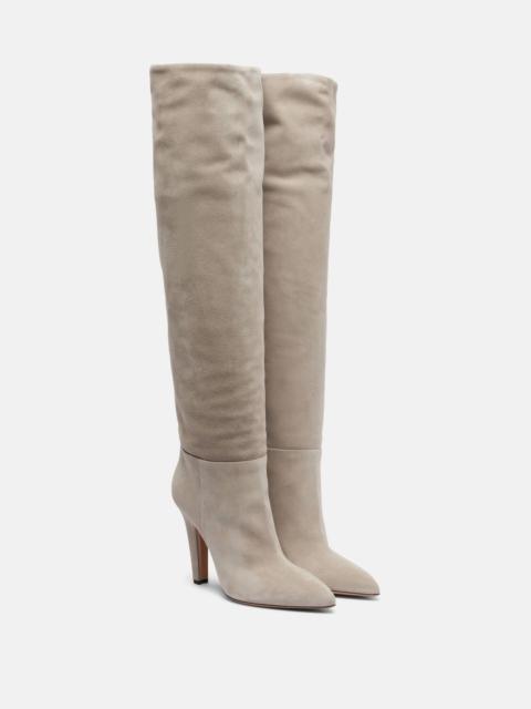 Elsa 100 suede over-the-knee boots
