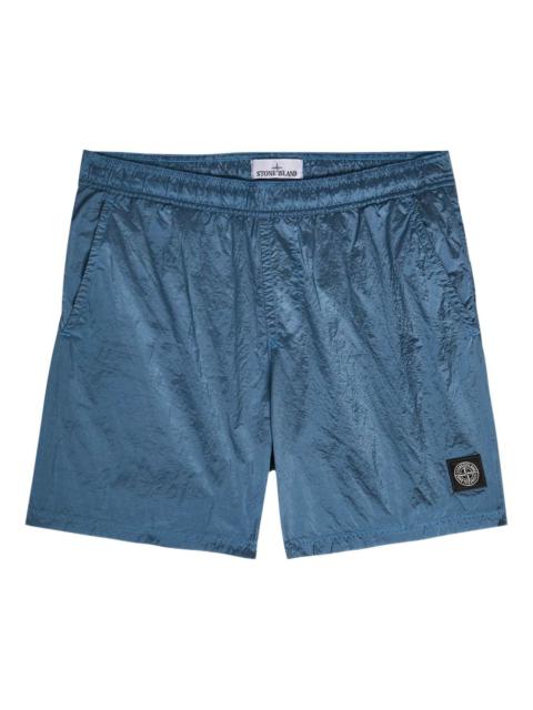 logo-patch swim shorts