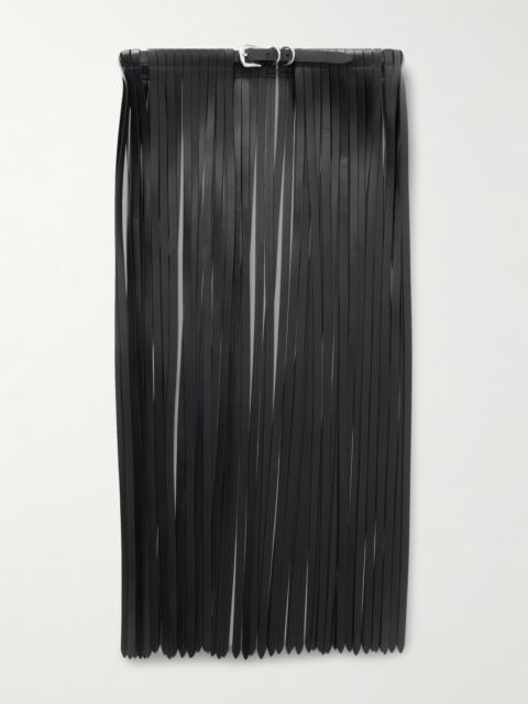 Fringed Leather Belt