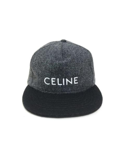 Celine Wool Cap Grey/Black