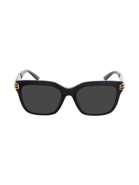 Women's Casino Square Af Sunglasses  in Black