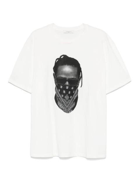 bandana-print graphic T-shirt