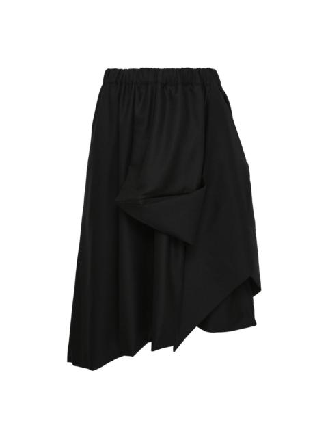 Wool Gabardine Skirt