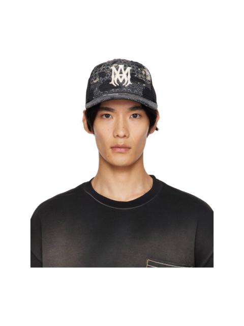 Black Bandana Repair Trucker Cap