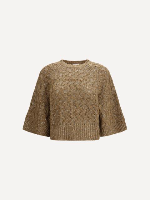 Open-knit construction Sweater