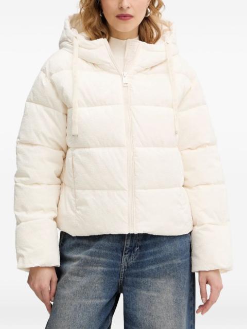 hooded puffer jacket