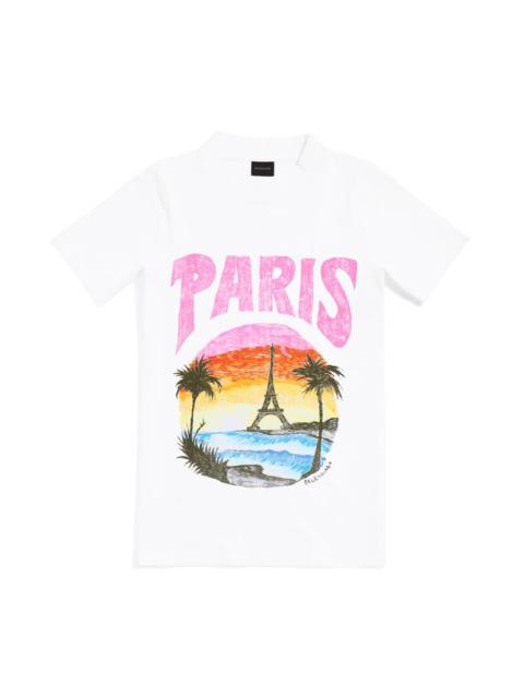 Women's Paris Tropical T-shirt Fitted in White