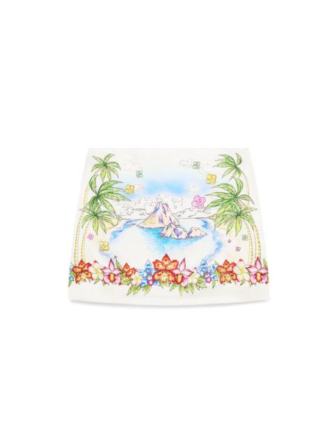 Better Days Silk Satin Mini Skirt | Casablanca Paris