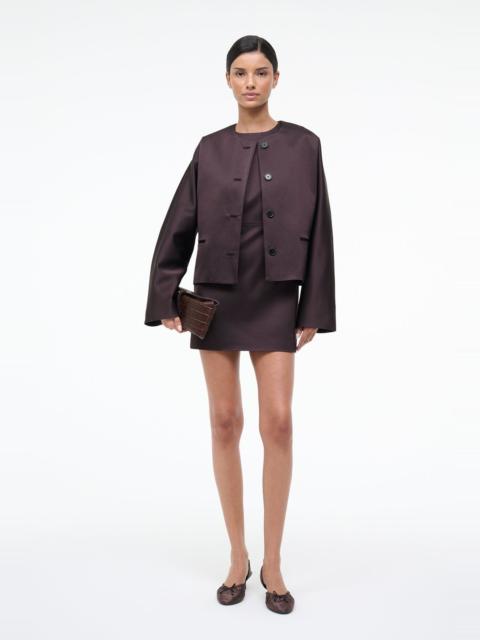 STAUD LIZ CROPPED JACKET EARTH