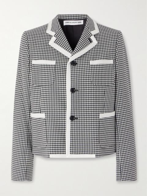 Checked Wool Jacket