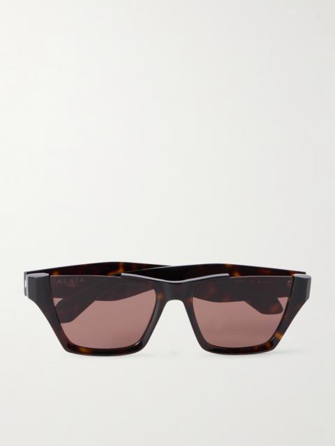 Square-frame Tortoiseshell Acetate Sunglasses