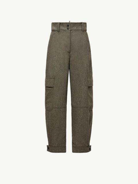 Wool Gabardine Cargo Pants