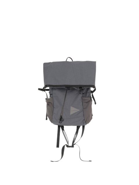 grid-pattern backpack