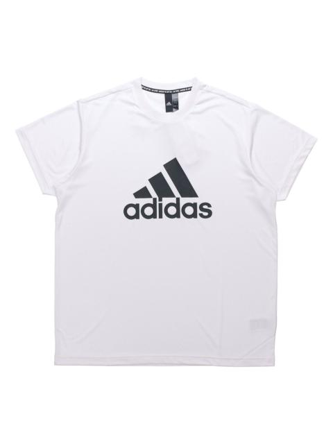 adidas M Mh Bos Tee Training Sports Short Sleeve White FM5370