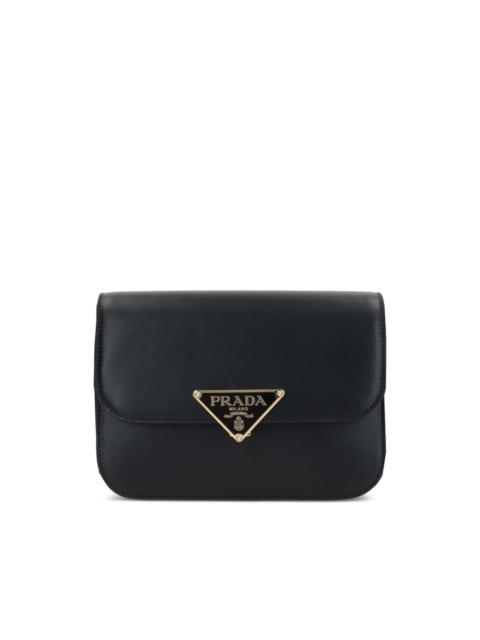 triangle-logo crossbody bag