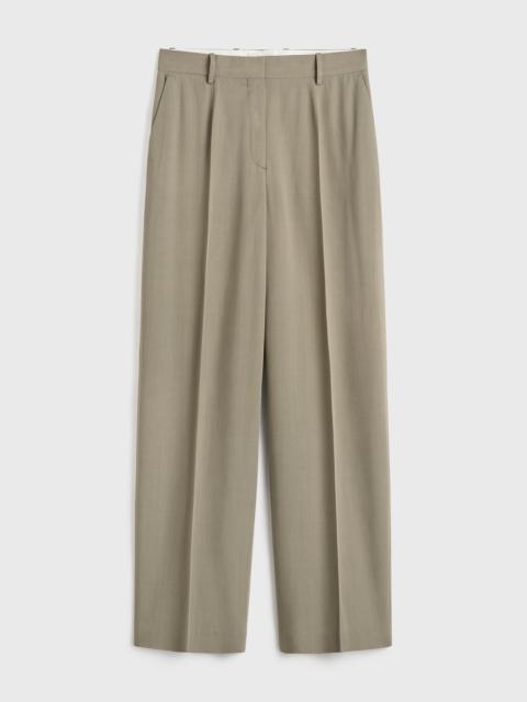 Wide fluid trousers taupe