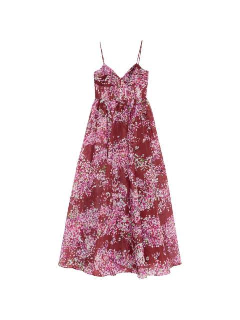 Fortuna floral-print maxi dress