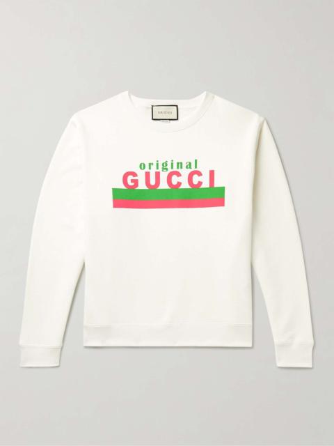 Logo-Print Cotton-Jersey Sweatshirt