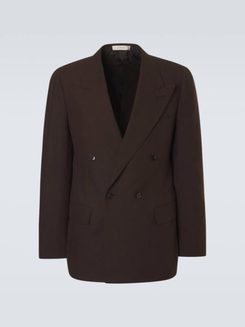 Linen and wool suit jacket