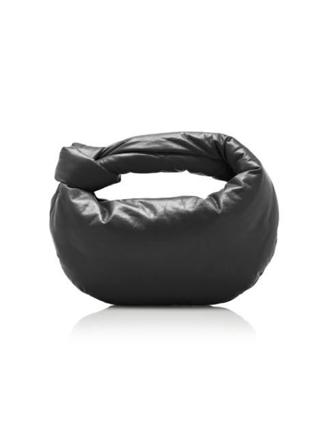 Mini Jodie Puffy Leather Bag black