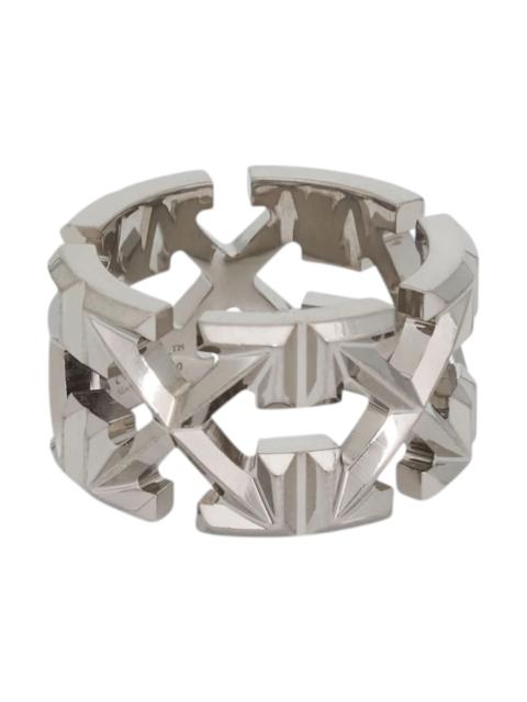 OFF-WHITE Multi Arrow Ring Silver