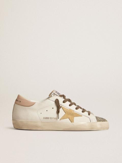 Women’s Bio-based Super-Star with platinum glitter tongue