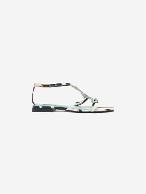 Ray of Sea Print Sandal