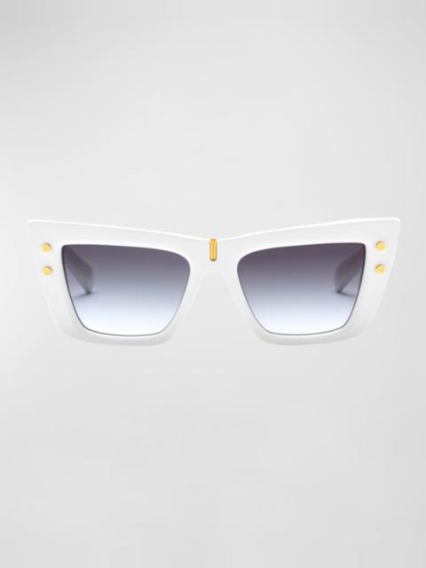 B-Eye Gradient Acetate Cat-Eye Sunglasses