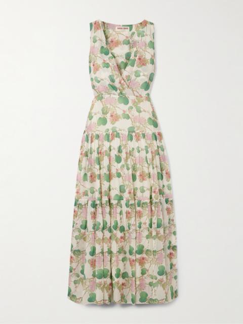 Antheia Dragonfly Cotton-voile Maxi Dress