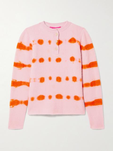 Rave Tie-dyed Brushed-cashmere Sweater