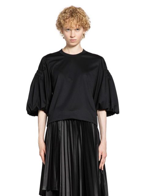 Noir Kei Ninomiya Woman Black T-shirts & Tank Tops