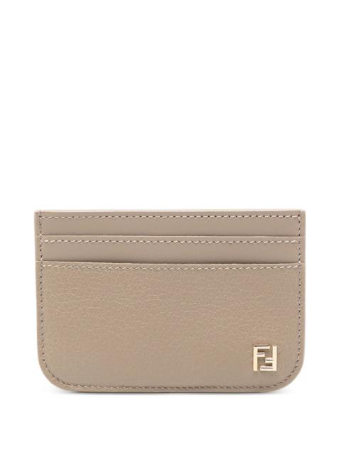 CARD CASE FF IN TORTOISE LEATHER