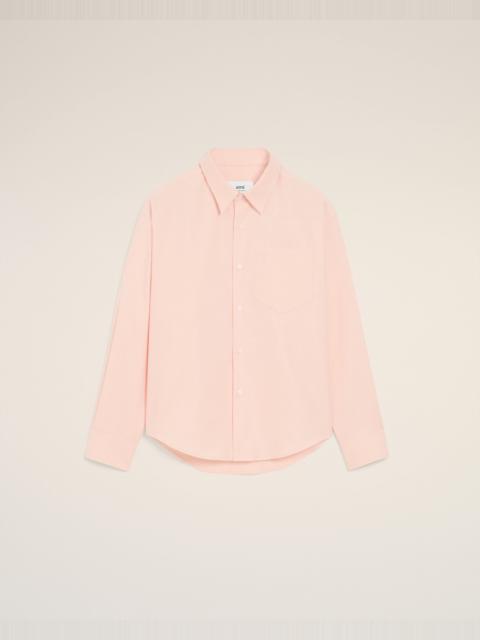 PINK COTTON EMBOSSED AMI DE COEUR BOXY SHIRT