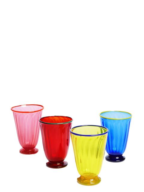 Rainbow Glasses Set Of 4