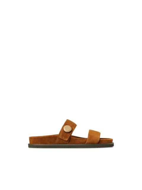suede sandals