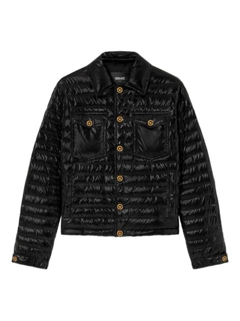 buttoned quilted jacket