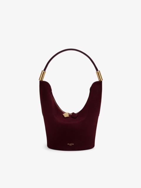 SHAPE SMALL BAG IN SUEDE GOATSKIN AND CALFSKIN